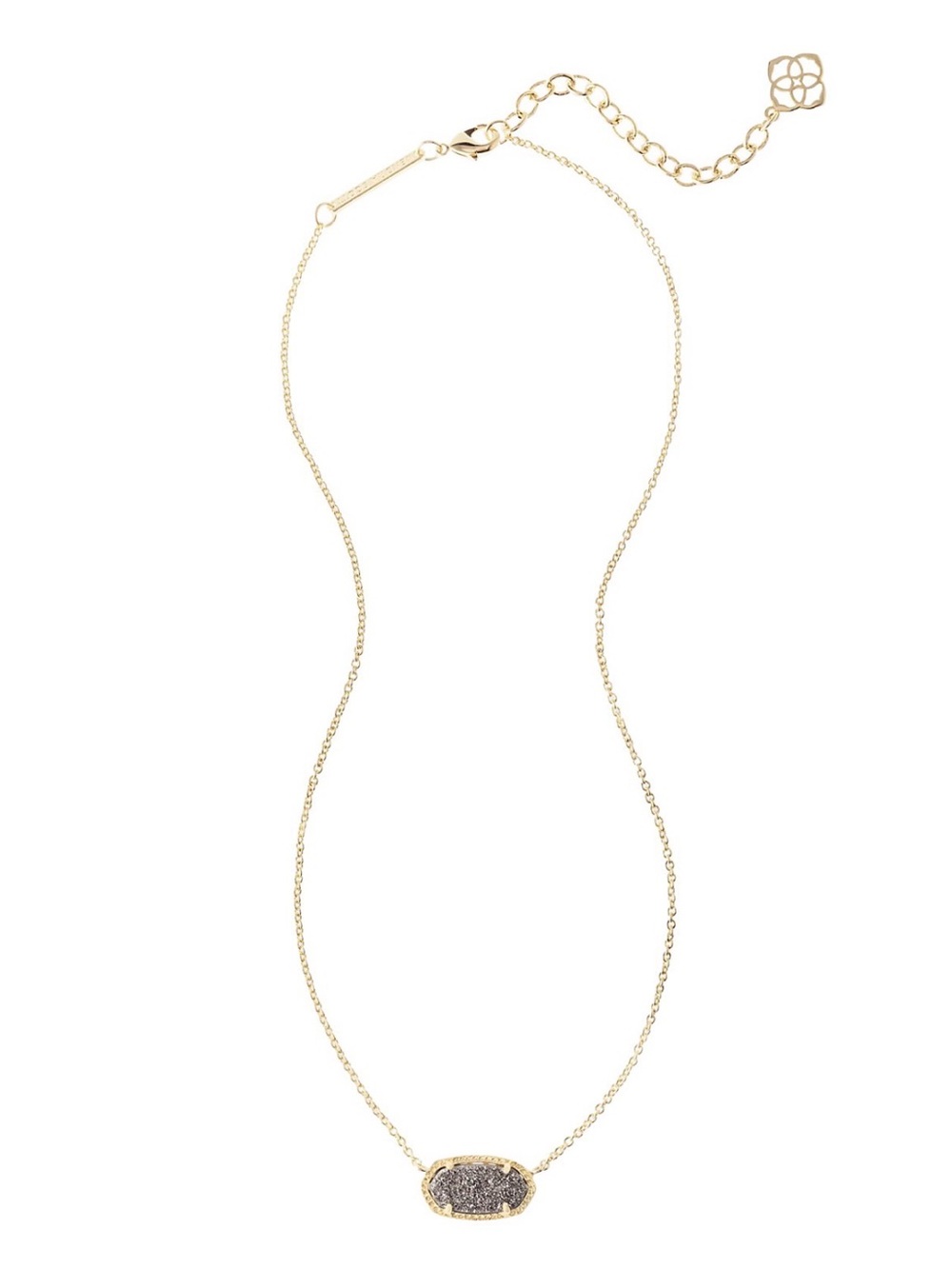 Kendra Scott Elisa Pendant Necklace - Drusy stone